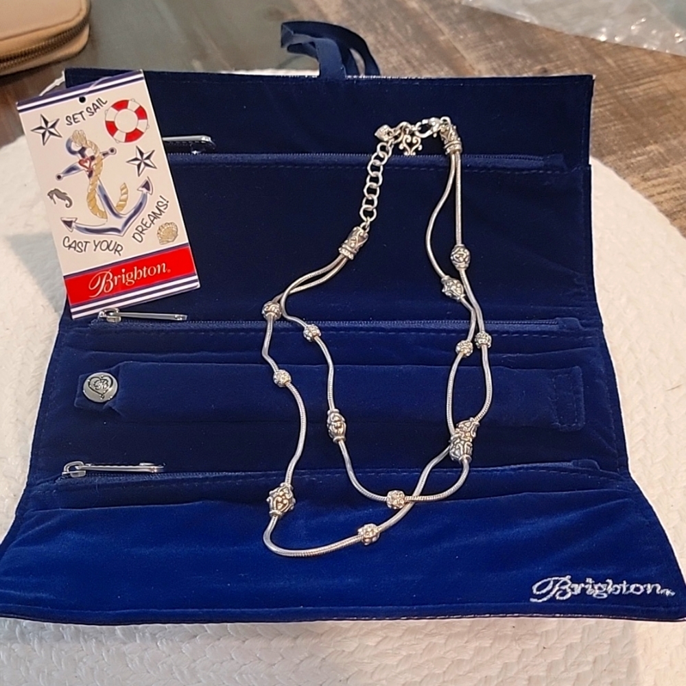 Brighton necklace and new with tags jewelry keeper